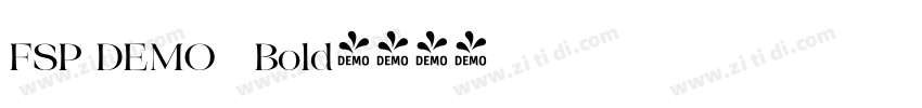 FSP DEMO   Bold字体转换